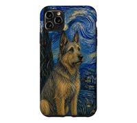 Berger Picard Chien Van Gogh Nuit étoilée Coque pour iPhone 11 Pro Max