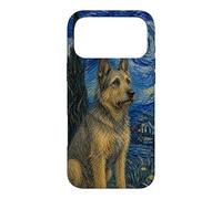 Berger Picard Chien Van Gogh Nuit étoilée Coque pour iPhone 17 Pro Max