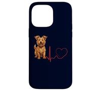 Berger Picard Dog Heartbeat EKG Funny My Dogs are My Cardio Coque pour iPhone 14 Pro Max