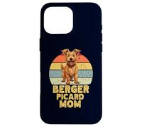 Berger Picard Dog Mom Retro Funny My Dogs are My Cardio Coque pour iPhone 16 Pro Max