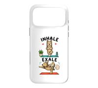 Berger Picard Faisant du Yoga Inhale - Exale DIGOR drôle Coque pour iPhone 17 Pro Max