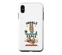 Berger Picard Faisant du Yoga Inhale - Exale DIGOR drôle Coque pour iPhone XS Max