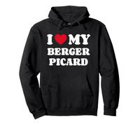 Berger Picards Berger de Picardie I Love My Berger Picard Sweat à Capuche