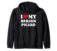 Berger Picards Berger de Picardie I Love My Berger Picard Sweat à Capuche
