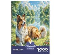 Berger polonais de Plaine Puzzles 1000 Pieces Cadeau Unique Jeu Éducatif Challenge Toy À De Qualité Supérieure Peinture Art pour Adultes Et Enfants 38x26cm/1000pcs