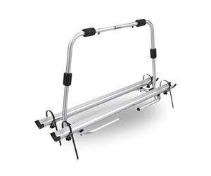 BERGER Porte-vélos pour voiture Super XL, porte-vélos caravane, attelage pour remorque, support arrière pour 2 vélos, vélo électrique, vélo de montagne, pliable, aluminium