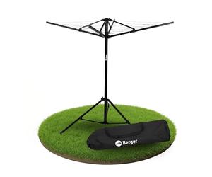 Berger Satellite | Séchoir Parapluie avec trépied Satellite (Noir)