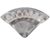 Berger & Schröter Support mural pour tuyau MaKeDO Forme A Alu Taille 4 I417×P187mm