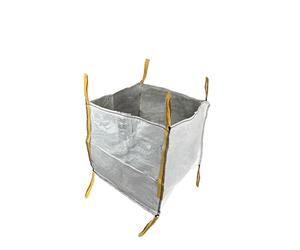 Berger & Schröter - Big Bag - 90 x 90 x 90 cm - 1500 kg - 729 l - Avec quatre boucles de basculement au sol et quatre poignées de levage pour gravats, bois, feuilles, gravier, sable, terre, déchets de