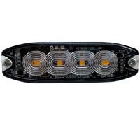 Berger & Schröter Clignotant avant LED Front- Heckblitzer orange E9 10R-06 1386, SAE W117, X A1 E9 00.1957 12 V, 24 V via réseau