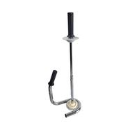 Berger & Schröter Dérouleur de film étirable en acier chromé 400-550 mm Hauteur de rouleau réglable, diamètre du noyau 30-70 mm, Dérouleur pour films étirables