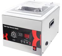 Berger & Schröter DZ-260-C Machine à emballer sous vide à chambre 71,6 litres/minute Manomètre de sous-pression et soudage automatique, argent