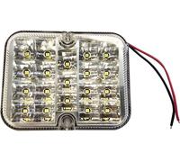 Berger & Schröter Feu de recul extrêmités de câble ouvertes feu de recul arrière 12 V verre acrylique transparent verre transparent