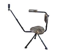 Berger & Schröter Chaise de tir pliable et portable à 360° Camouflage Taille M