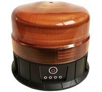 Berger & Schröter Gyrophare Akku LED RKL 12/24VR65 20288 5 V à batterie fixation magnétique, pied à visser, pied à ventouse orange