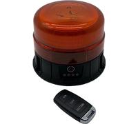 Berger + Schröter Gyrophare LED sans fil 12/24 V avec télécommande sans fil Montage magnétique