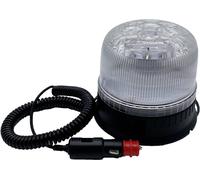 Berger & Schröter Gyrophare SM825HCAB 12 V, 24 V avec fiche auto, via réseau de bord fixation magnétique, montage par vissage, ventouse bleu, orange