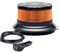 Berger & Schröter Gyrophare SM828-HH 12 V sur bloc dalimentation montage fixe, pied magnétique orange