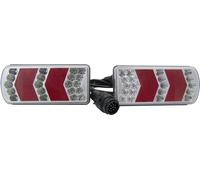 Berger & Schröter Kit d'éclairage pour remorque 13 pôles clignotant, feu arrière, éclairage de plaque minéralogique, feu de recul