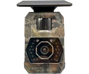 Berger & Schröter Mini caméra de Chasse WiFi 32 MP, Panneau Solaire 0,75 W, Vision Nocturne Infrarouge 940 nm, Batterie au Lithium 5200 mAh, caméra pour Animaux Sauvages, déclencheur 0,2 s