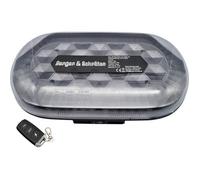 Berger & Schröter Rampe lumineuse Akku LED Mini SM865DR 12 V 24 V via USB pied magnétique orange