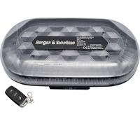 Berger & Schröter Rampe lumineuse Akku LED Mini SM865DR 12 V, 24 V via USB pied magnétique orange