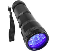 Berger & Schröter UV 395-400 nm Ampoule LED UV Lampe de poche avec dragonne à pile(s) 95 g