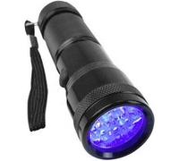 Berger & Schröter UV 395-400 nm Ampoule LED UV Lampe de poche avec dragonne à pile(s) 95 g