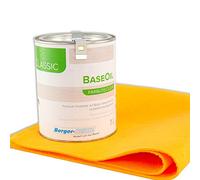 Berger Seidle Classic Base Oil Huile de parquet avec imprégnation en profondeur Incolore Matières premières 100 % naturelles 1 l + 1 chiffon de nettoyage super doux
