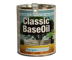 Berger-Seidle Huile de base imprégnée en profondeur - 1 litre - Pour la maison et le jardin - Noir