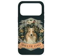 Berger Sheltie Dad Shetland Style William Morris Coque pour iPhone 17 Pro Max