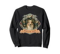 Berger Sheltie Dad Shetland Style William Morris Sweatshirt