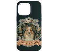 Berger Sheltie Mom Shetland Style William Morris Coque pour iPhone 14 Pro Max