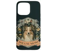 Berger Sheltie Mom Shetland Style William Morris Coque pour iPhone 15 Pro Max