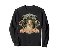 Berger Sheltie Mom Shetland Style William Morris Sweatshirt