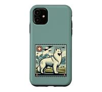 Berger Suisse Blanc rétro Vintage Art Suisse Alpes suisses Coque pour iPhone 11