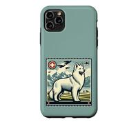 Berger Suisse Blanc rétro Vintage Art Suisse Alpes suisses Coque pour iPhone 11 Pro Max