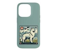 Berger Suisse Blanc rétro Vintage Art Suisse Alpes suisses Coque pour iPhone 14 Pro