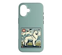 Berger Suisse Blanc rétro Vintage Art Suisse Alpes suisses Coque pour iPhone 16