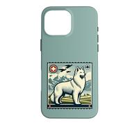 Berger Suisse Blanc rétro Vintage Art Suisse Alpes suisses Coque pour iPhone 16 Pro Max