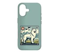 Berger Suisse Blanc rétro Vintage Art Suisse Alpes suisses Coque pour iPhone 17