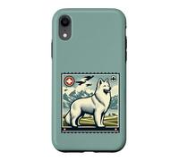 Berger Suisse Blanc rétro Vintage Art Suisse Alpes suisses Coque pour iPhone XR
