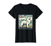 Berger Suisse Blanc rétro Vintage Art Suisse Alpes suisses T-Shirt Graphique avec Valeur