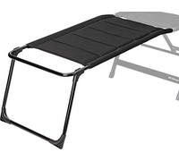 Berger Tesino XL Repose-jambes pour Chaise Camping Repose-pieds | Support Aluminium noir Accessoires Camping Car et Caravane | Repose Pieds pour Chaise
