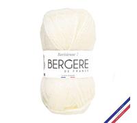 Bergère de France BARISIENNE 7 Pelote de Fil à Tricoter, Synthétique, Ivoire, 16 x 8 x 8 cm 10229
