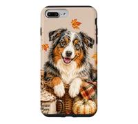 Bergers australiens Automnes Mamans et citrouilles Chien Coque pour iPhone 7 Plus/8 Plus