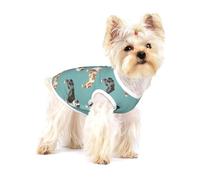 Bergers australiens,T-Shirt sans Manches en Coton pour Animaux de Compagnie, Gilet Respirant, Extensible et Doux,S