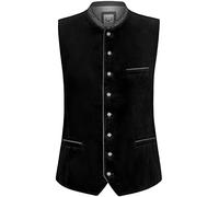 Bergfeuer Gilet traditionnel Lorenzo, Noir, 60
