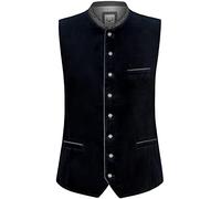 Bergfeuer Trachtenweste Lorenzo Gilet Traditionnel, Graphite, 62 Hommes