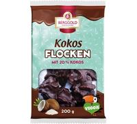 Berggold flocons de noix de coco végétariens 20 pour cent noix de coco 200g